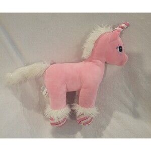 Build A Bear Sparkles Unicorn Pink & White Plush Stuffed Toy Animal 16" Retired